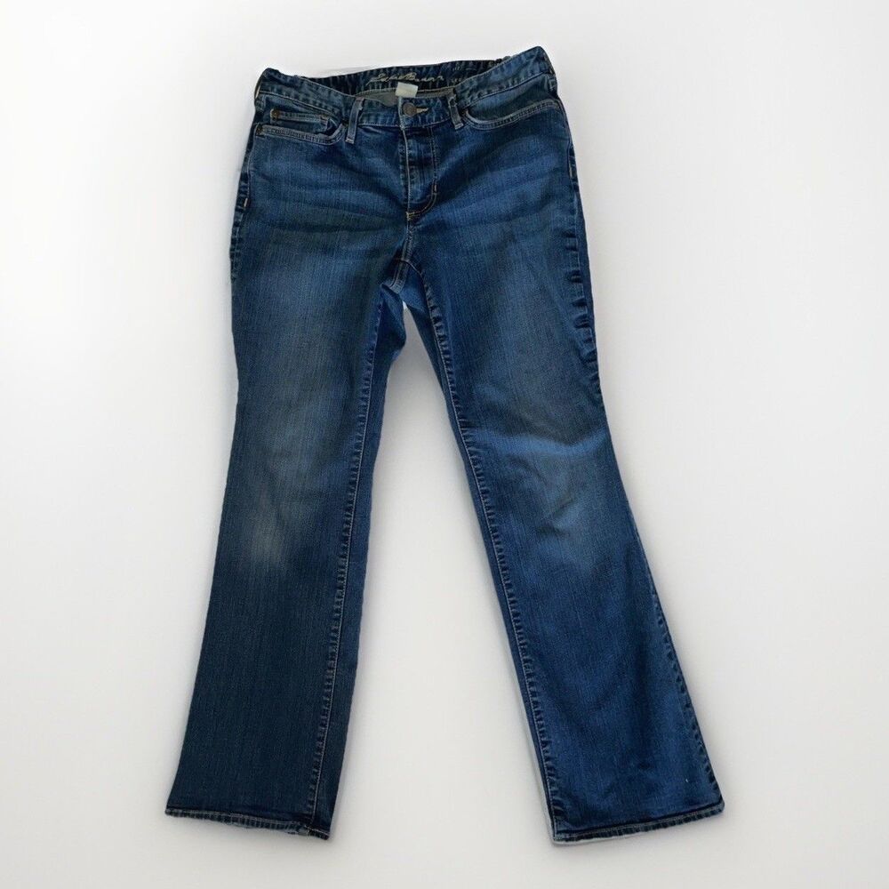 Eddie Bauer Jeans Womens Size 8/ Size 28 Curvy Boot Cut Western Country Capsule